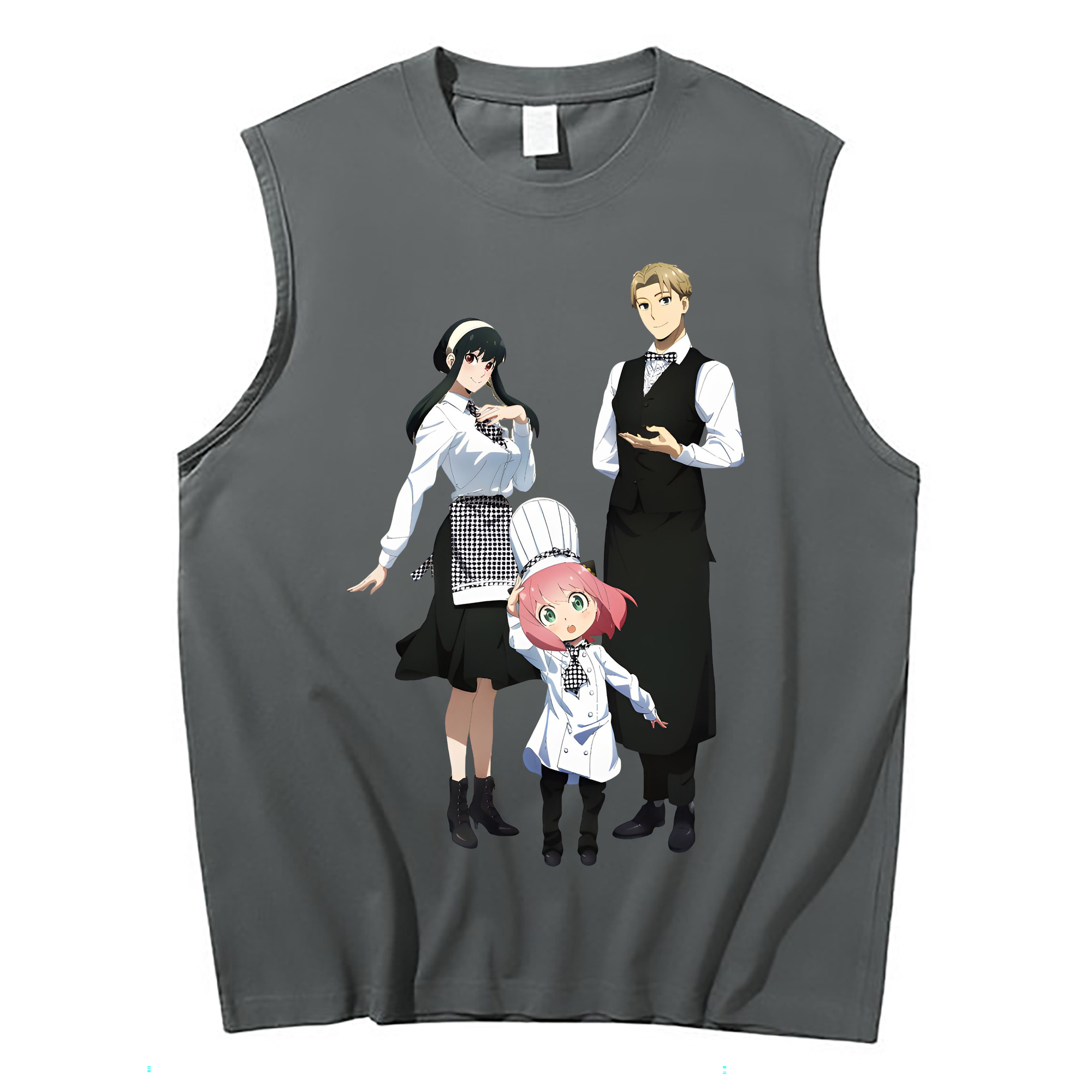 （画像用） SPY×FAMILY间谍家家酒 コットン100％タンクトップ（フロントプリント）